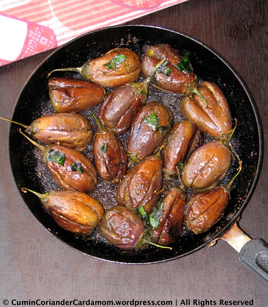 Ennai Kathirikkai | Oiled Baby Eggplant